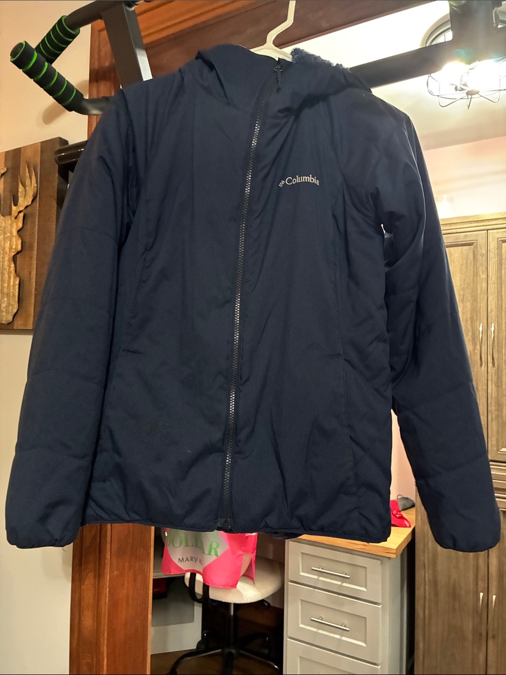 Columbia Women's Navy Hooded Insulated Jacket